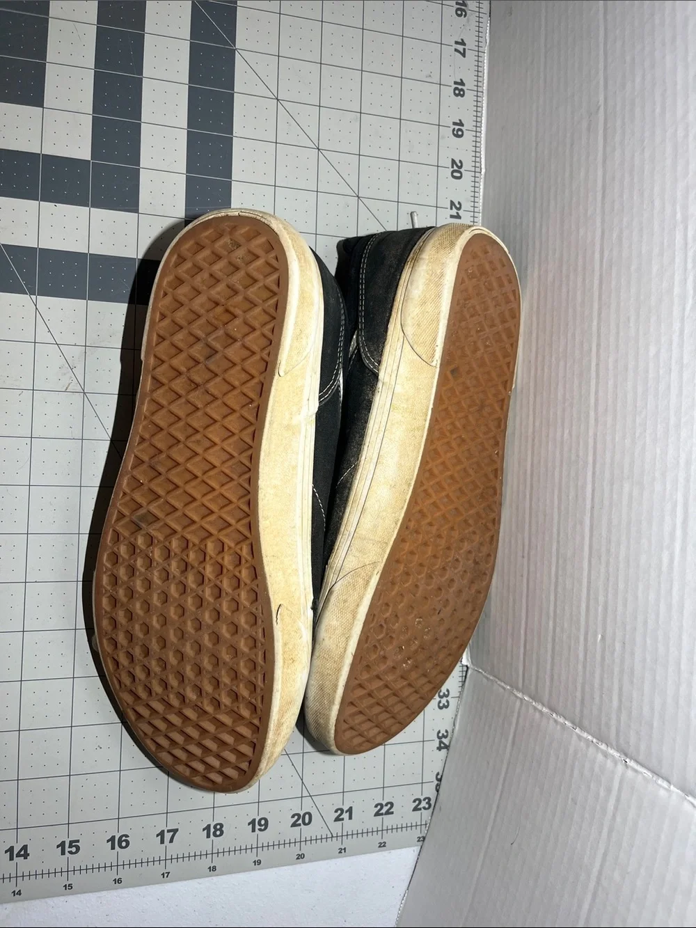 Vans Black and White Low-Top Skate Sneakers